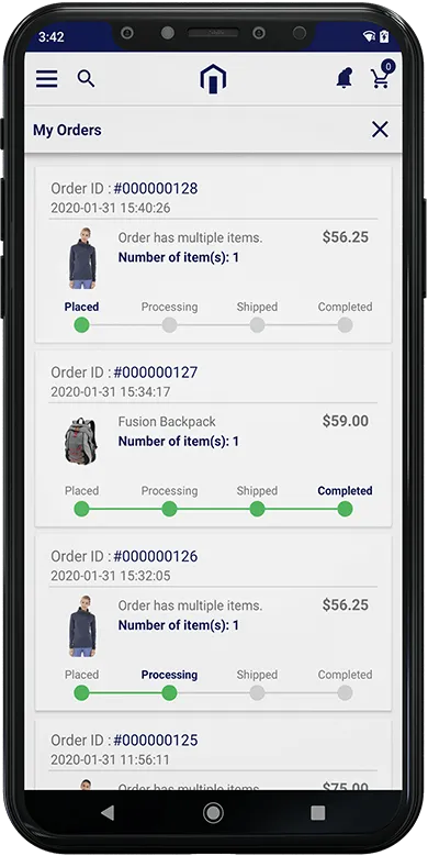 Real-time Order Monitoring