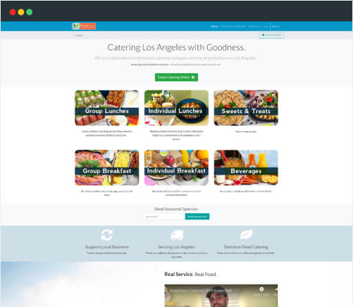 Culinary eCommerce Redefined: Biztech's Odoo Solution for Good Heart Catering